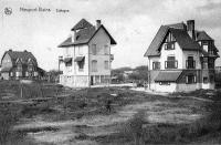 carte postale ancienne de Nieuport Cottages