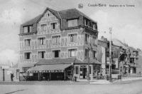 carte postale ancienne de Coxyde Brasserie de la terrasse