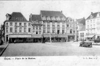 carte postale ancienne de Heyst Place de la station