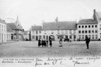 carte postale ancienne de Meulebeke Grand'Place