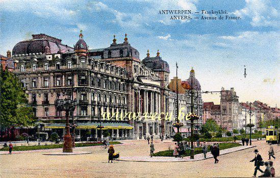 ancienne carte postale de Anvers Avenue de France