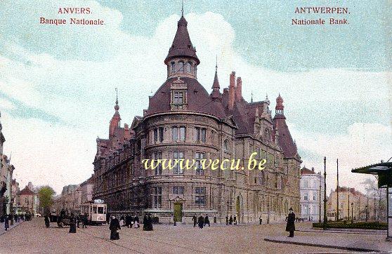 postkaart van Antwerpen Nationale bank