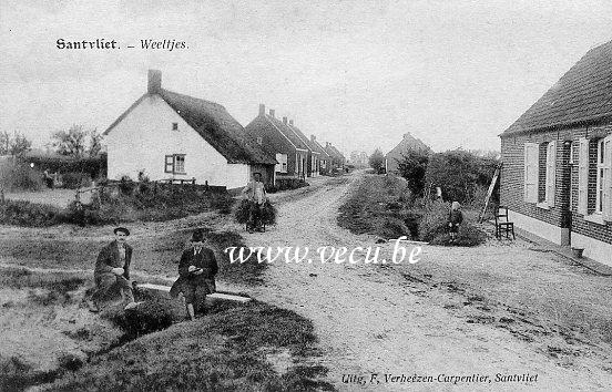 ancienne carte postale de Zandvliet Weeltjes