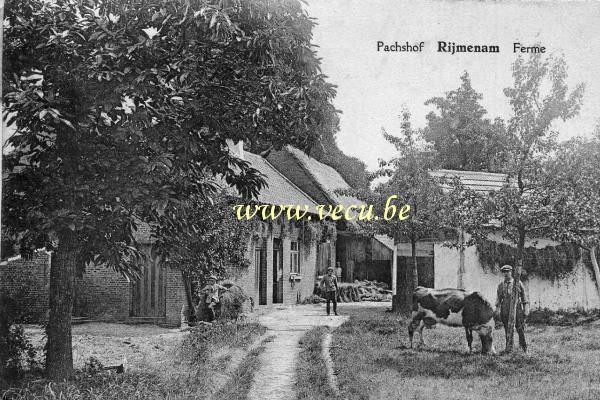 ancienne carte postale de Rijmenam Ferme