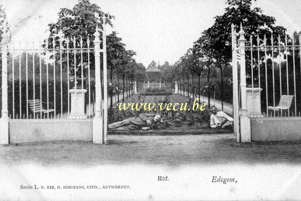 ancienne carte postale de Edegem Hof