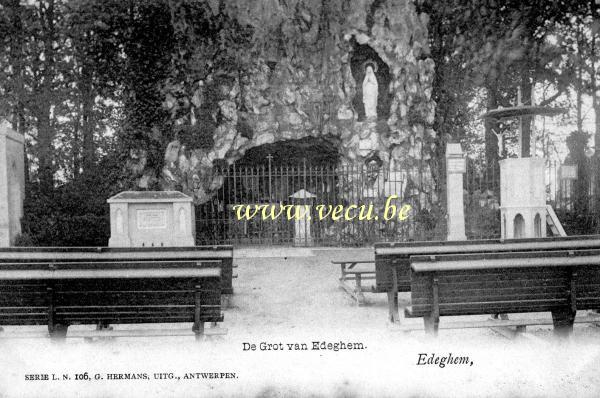 ancienne carte postale de Edegem De Grot van Edegem