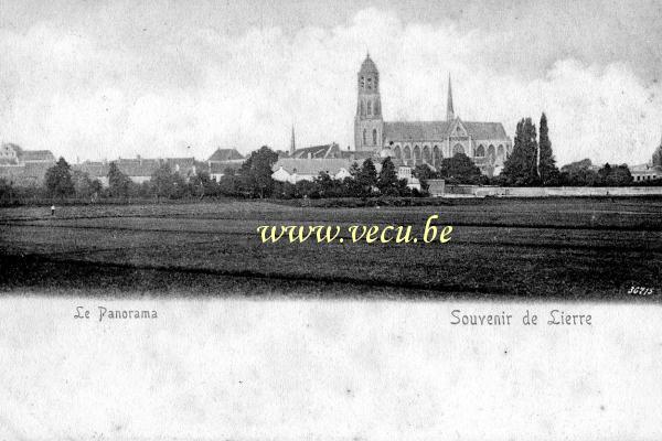 ancienne carte postale de Lierre Panorama