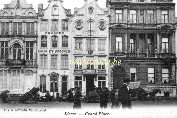ancienne carte postale de Lierre Grand'Place