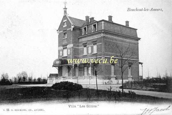 ancienne carte postale de Bouchout-lez-Anvers Villa 