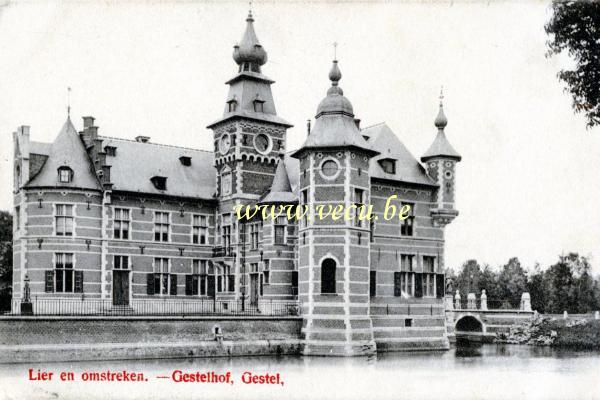 ancienne carte postale de Berlaar Gestelhof - Gestel