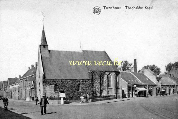 ancienne carte postale de Turnhout Theobaldus kapel