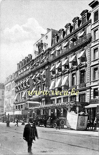 ancienne carte postale de Bruxelles Le Grand Hôtel
