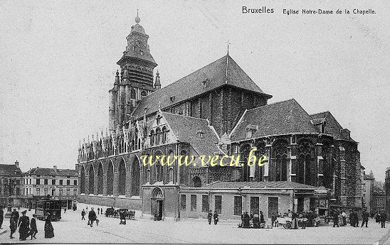 postkaart van Brussel Onze Lieve Vrouw ter Kapelle