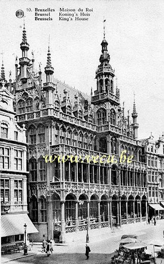 postkaart van Brussel Koning's Huis