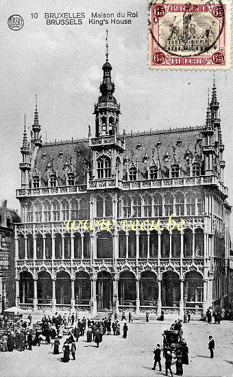 postkaart van Brussel het broodhuis
