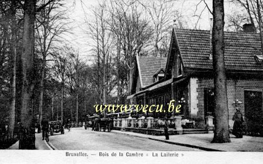 ancienne carte postale de Bruxelles Bois de la Cambre - La Laiterie