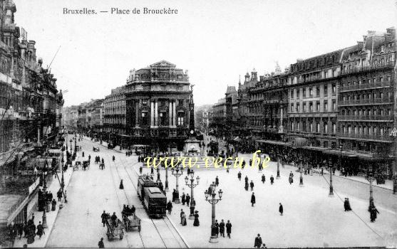postkaart van Brussel De Brouckèreplein