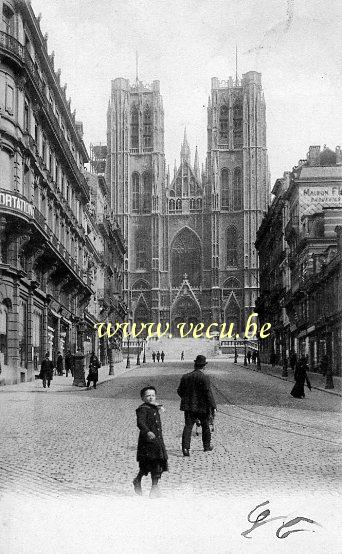postkaart van Brussel Sint-Michiels- en Sint-Goedelekathedraal