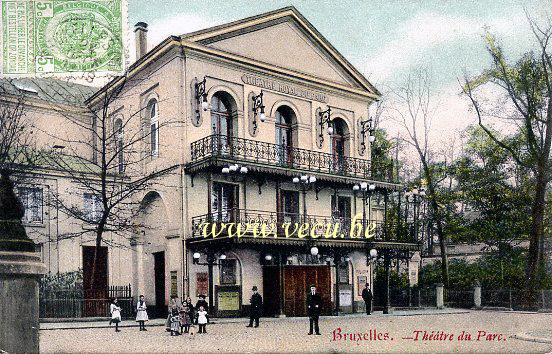 postkaart van Brussel Koninklijk Parktheater