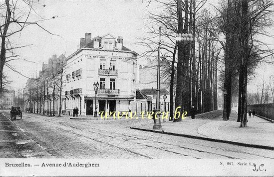 ancienne carte postale de Etterbeek Avenue d'Auderghem