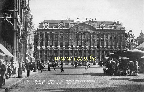 postkaart van Brussel Grand'Place - Maison des Corporations
