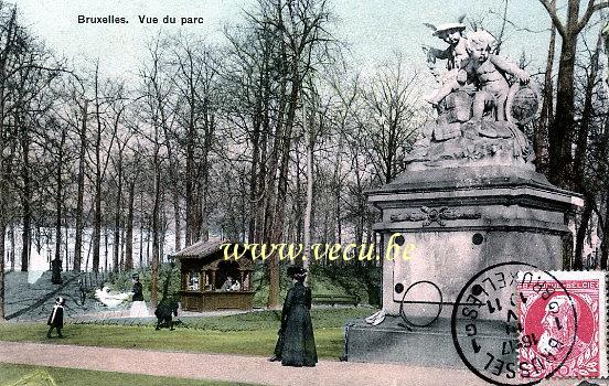 postkaart van Brussel Warandepark