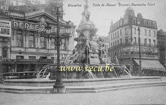 postkaart van Brussel Naamsche poort