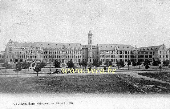 ancienne carte postale de Etterbeek Collège Saint-Michel