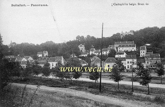 ancienne carte postale de Watermael-Boitsfort Boitsfort - Panorama