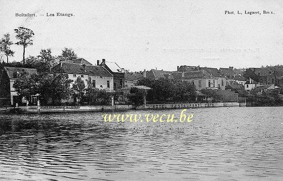 ancienne carte postale de Watermael-Boitsfort Les Etangs