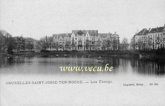 ancienne carte postale de Saint-Josse Les Etangs
