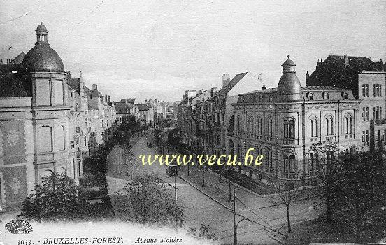 ancienne carte postale de Forest Avenue Molière