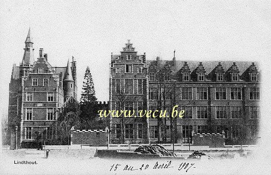 ancienne carte postale de Woluwe-St-Lambert Lindthout (Sacré-Cœur)