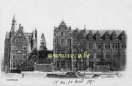 ancienne carte postale de Woluwe-St-Lambert Lindthout (Sacré-Cœur)