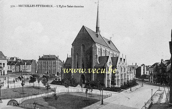 postkaart van Etterbeek Sint-Antoniuskerk