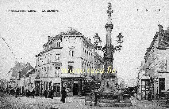 ancienne carte postale de Saint-Gilles La Barrière