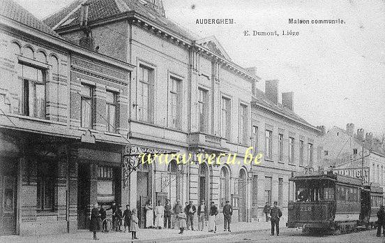 ancienne carte postale de Auderghem Maison Communale