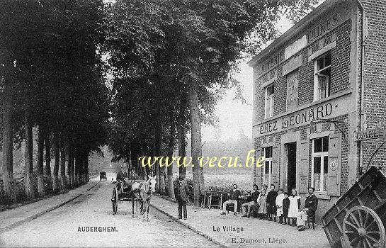 ancienne carte postale de Auderghem Le Village