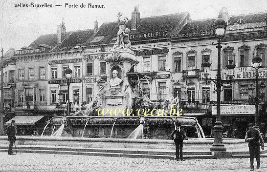 postkaart van Brussel Naamsepoort