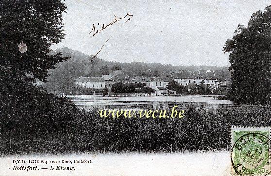 ancienne carte postale de Watermael-Boitsfort Boitsfort - L'Etang