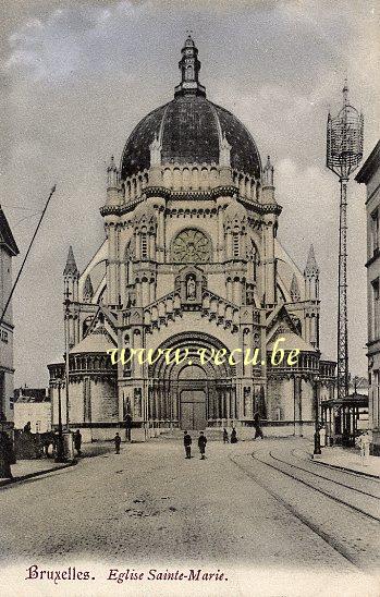 ancienne carte postale de Schaerbeek Eglise Sainte-Marie