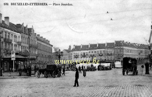 postkaart van Etterbeek Jourdanplein