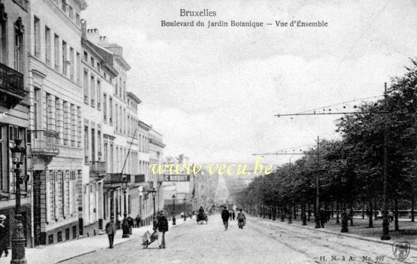 postkaart van Brussel Kruidtuinlaan