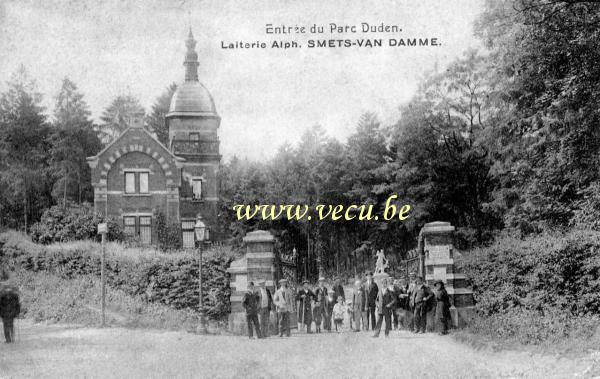 ancienne carte postale de Forest Entrée du parc Duden