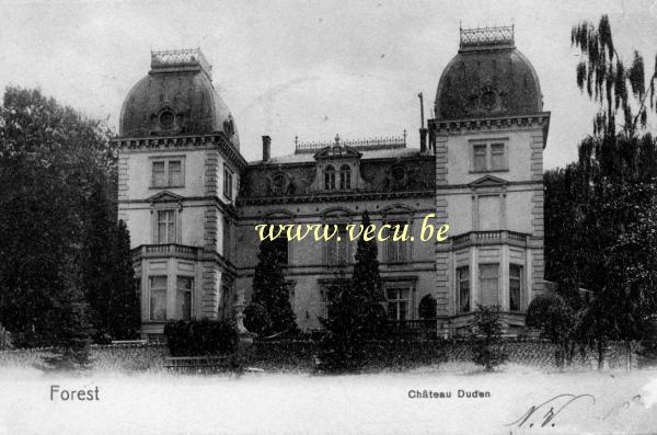 ancienne carte postale de Forest Château Duden