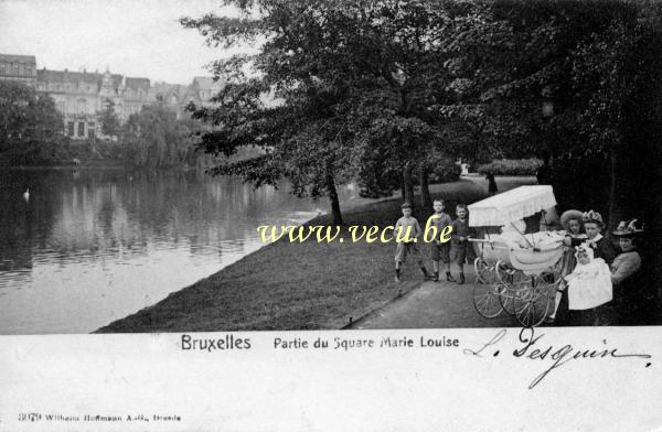 postkaart van Brussel Maria-Louizasquare