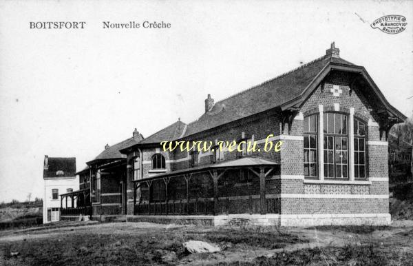 ancienne carte postale de Watermael-Boitsfort Nouvelle Crèche