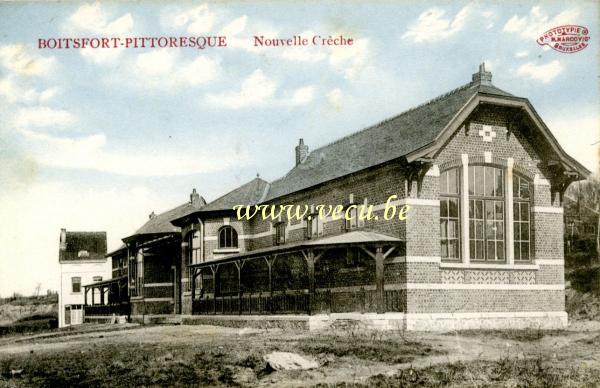ancienne carte postale de Watermael-Boitsfort Nouvelle Crèche