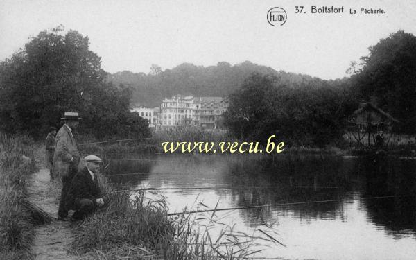 ancienne carte postale de Watermael-Boitsfort La Pêcherie