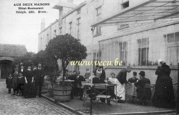 ancienne carte postale de Evere Hotel - Café - Restaurant 